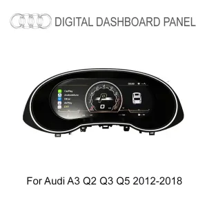 لوحة عدادات أودي Q3 2012-2018 بشاشة LCD مقاس 12.3 بوصة