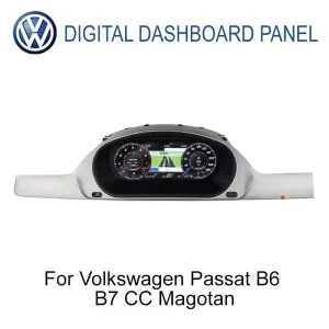فولكس واجن باسات B6 B6 B7 CC ماغوتان IPS LCD رقمي لمجموعة العدادات فولكس واجن B6 B7 CC من المنظر الأمامي