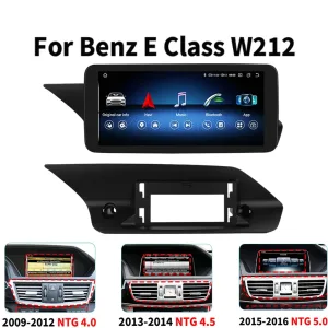 ستيريو سيارة مرسيدس W212 بنظام أندرويد 2015-2016 | CarPlay DSP