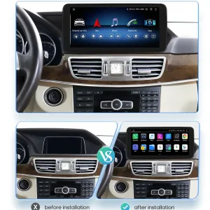 ستيريو سيارة مرسيدس W212 بنظام أندرويد 2015-2016 | CarPlay DSP