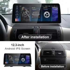 BMW X3 E83 Android Head Unit 2006–2011 CIC/CCC CarPlay Upgrade 4 وحدة رأس BMW X3 E83 E83 CIC CIC CCC CCC وحدة رأس أندرويد BMW X3 E83