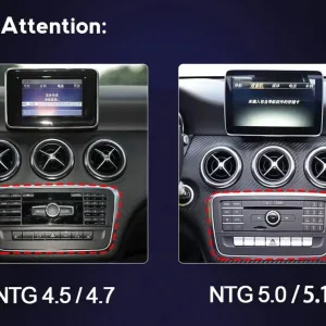 وحدة رأس مرسيدس W176 الفئة A 2012-2018 بنظام أندرويد | CarPlay DSP