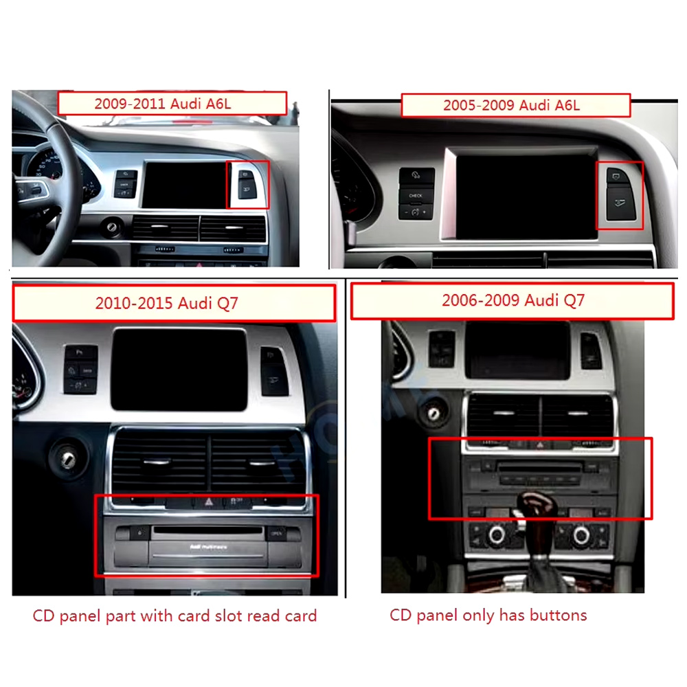 Audi Q7 2006-2015 Android Player
