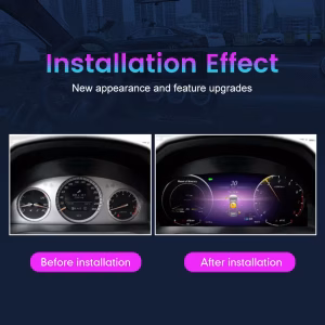 لوحة عدادات رقمية من مرسيدس C الفئة C W204 2008-2010 | 12.3″
