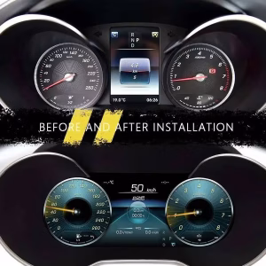 مجموعة عناصر مرسيدس C GLC الرقمية لعام 2017 W205 NTG 5.0 | 12.3 ″ CarPlay