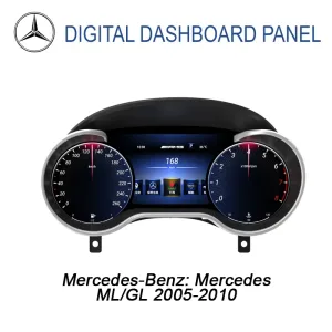 مجموعة العدادات الرقمية لمرسيدس ML GL 2012-2015 | 12.3 ″ CarPlay، Android Auto