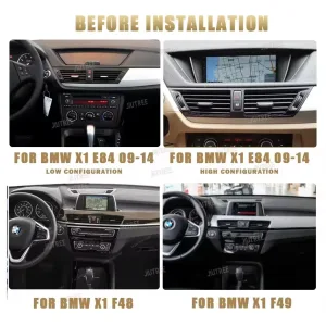 وحدة رأس BMW X1 بنظام أندرويد 2009-2015 | وحدة استريو بنظام أندرويد 2009-2015 | CarPlay