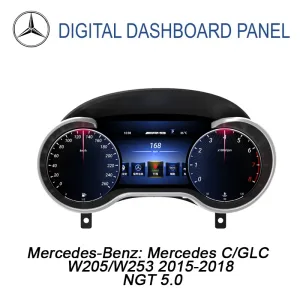 مجموعة العدادات الرقمية W205/W253 W205/W253 2015-2018 | 12.3 ″ CarPlay من مرسيدس C GLC