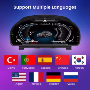 لوحة العدادات الرقمية للفئة BMW 3 Series 2013-2020 | شاشة LCD OEM مقاس 12.3 بوصة