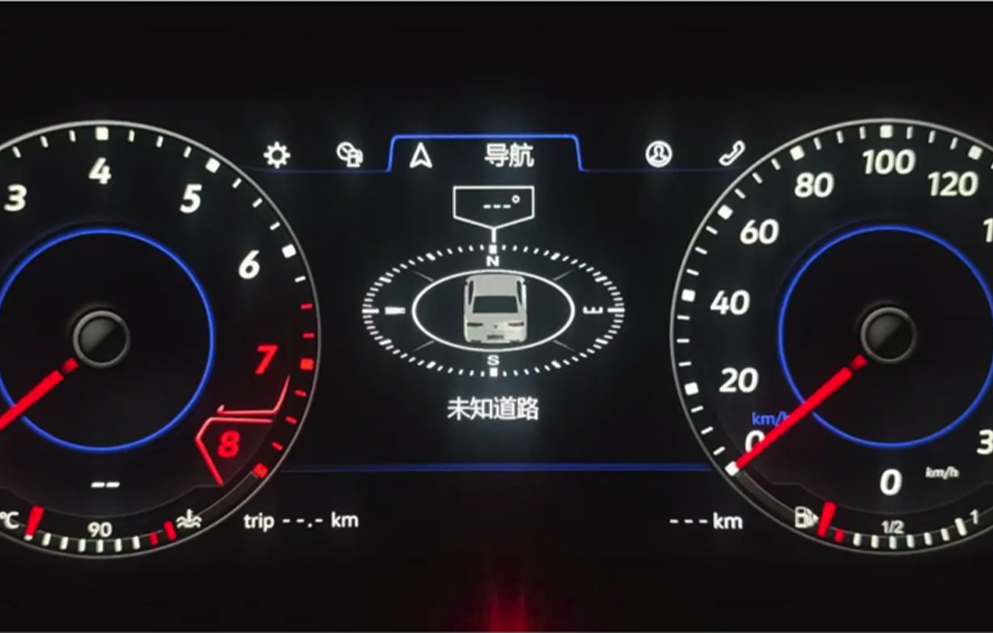 لوحة عدادات LCD للسيارة