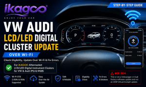 تحديث لوحة العدادات الرقمية LCD/LED لسيارات فولكس فاجن وأودي