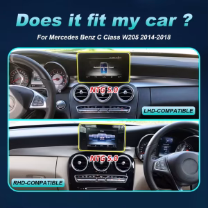 سيارة مرسيدس بنز الفئة C W205 GLC X253 V W446 سيارة ملاحة متعددة الوسائط