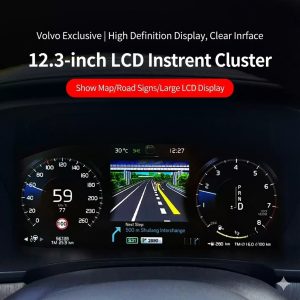 لوحة العدادات الرقمية LCD من فولفو مقاس 12.3 بوصة"