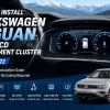 كيفية تثبيت مجموعة Volkswagen Tiguan Full LCD 2017-2022