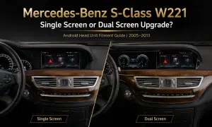 ترقية وحدة رأس مرسيدس-بنز الفئة S W221 بنظام Android