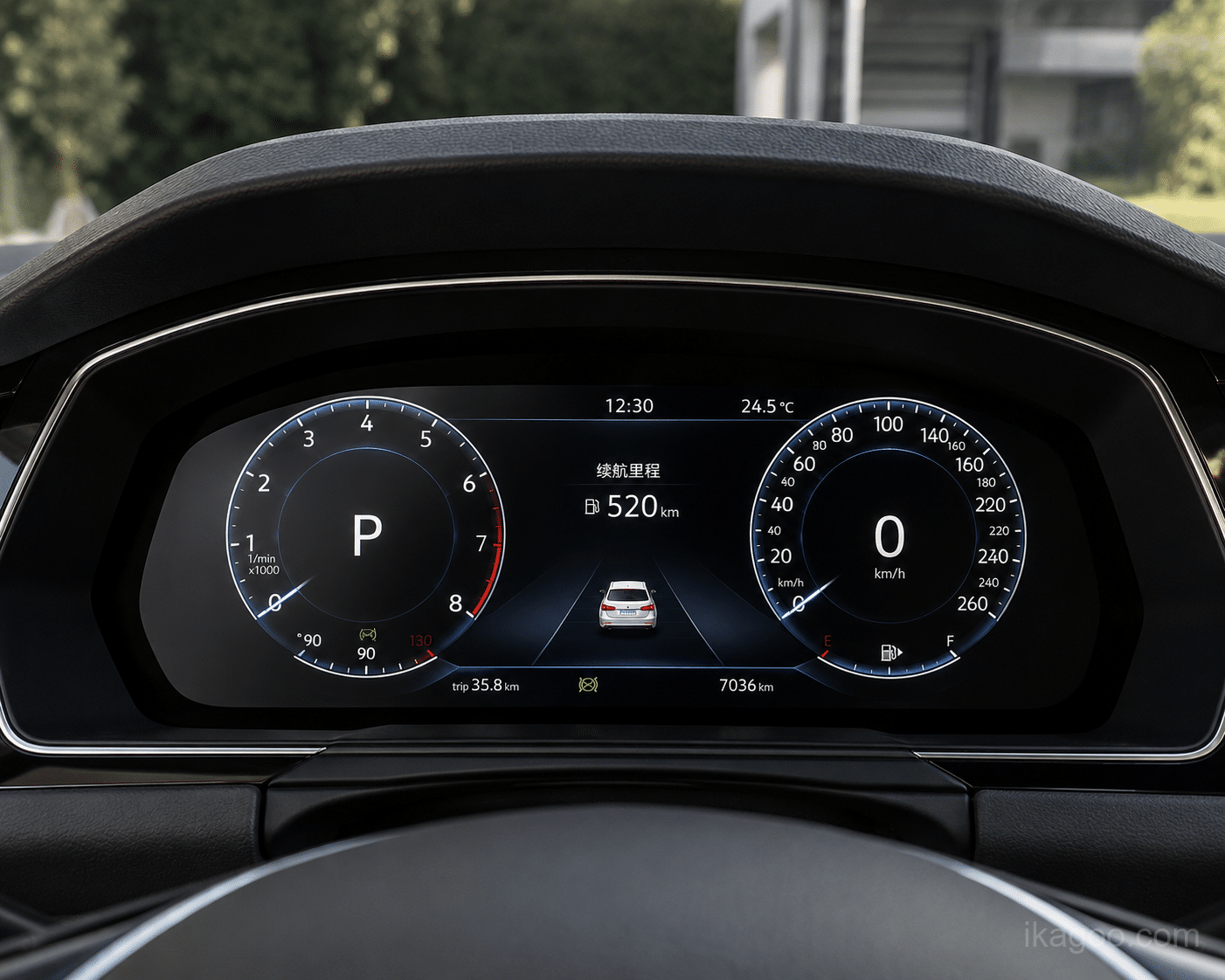معاينة قمرة القيادة لترقية لوحة العدادات الرقمية لسيارة VW Passat B8