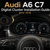 كيفية تركيب لوحة العدادات الرقمية Audi A6 C7 (2012-2018)