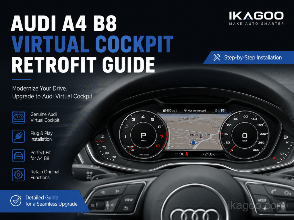 تحديث مقصورة القيادة الافتراضية Audi A4 B8: نظام MMI، وملمس OEM، والملاءمة، وأسئلة المشتري