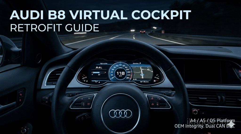 تركيب Virtual Cockpit لسيارة Audi Q5 8R