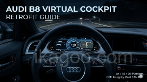 تركيب Virtual Cockpit لسيارة Audi Q5 8R