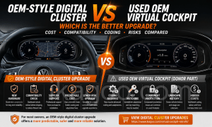 أفضل ترقية للعداد الرقمي: بنمط OEM مقابل Virtual Cockpit OEM مستعمل