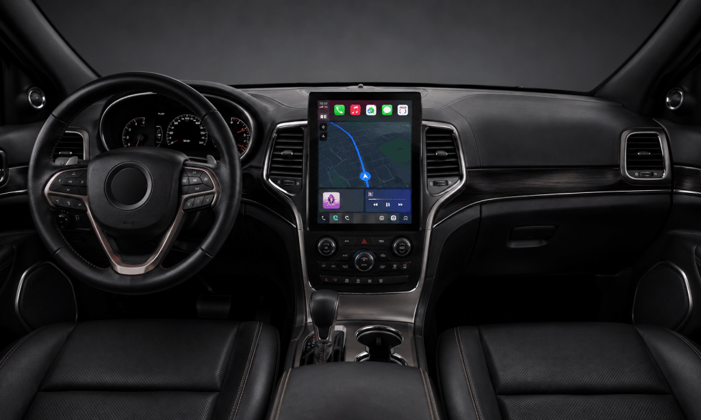 وحدة رأس Android لسيارة Jeep Grand Cherokee 2011-2017 – 12.1-Inch Wireless CarPlay Radio