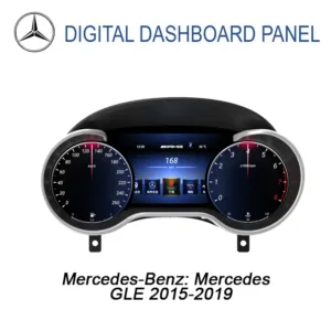 لوحة العدادات الرقمية لسيارة مرسيدس GLE 2015-2019 | شاشة LCD مقاس 12.3 بوصة تدعم CarPlay