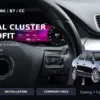 تركيب لوحة العدادات الرقمية في سيارات فولكس فاجن باسات B6 وB7 وCC بعد التحديث، والإصلاحات الشائعة
