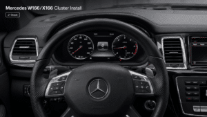 تركيب لوحة العدادات الرقمية لمرسيدس W166 X166 | 2012–2019