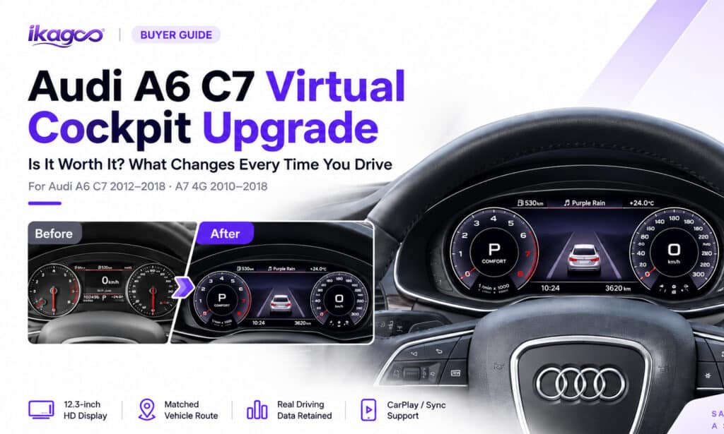 ترقية قمرة القيادة الافتراضية Audi A6 C7: هل تستحق العناء؟ ما الذي يتغير في كل مرة تقود فيها