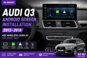 تركيب شاشة أندرويد لأودي Q3 2013-2018