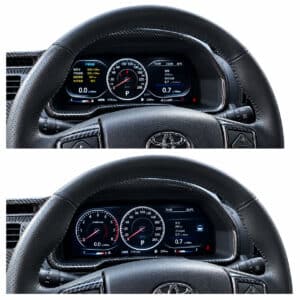 مجموعة العدادات الرقمية Toyota 4Runner بعد التركيب