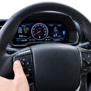 مجموعة العدادات الرقمية Toyota 4Runner بعد التركيب