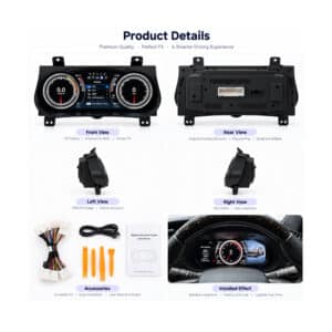 Toyota Hilux Fortuner digital cluster product details and accessories