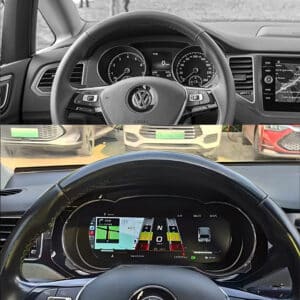 عنقود رقمي لـ vw golf sportsvan قبل وبعد الترقية