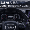دليل تركيب العدادات الرقمية لأودي A4 A5