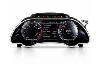 قم بترقية سيارتك Audi A5 B8 2008–2016 مع شاشة LCD رقمية مقاس 12.3″، بتركيب بنمط OEM، مع الحفاظ على بيانات المركبة، وأزرار التحكم على عجلة القيادة، ودعم iKAGOO.
