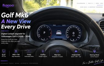 ترقية قمرة القيادة الرقمية Golf Mk6: CarPlay، مزامنة الخرائط والمزيد